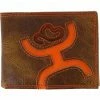 HOOey Men's Signature Leather Bi-Fold Wallet Brown -Hooey Shop 2000127219 200 P1