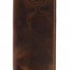 HOOey Men's Tooled Logo Rodeo Wallet Brown -Hooey Shop 2000201327 200 P1