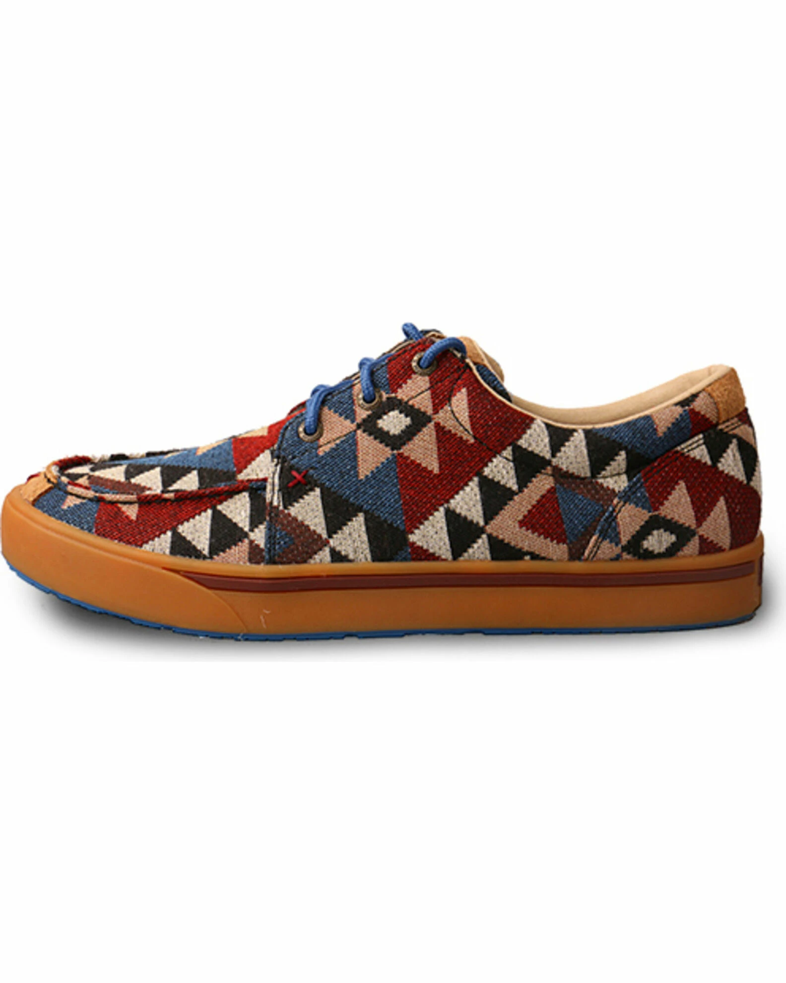 HOOey Lopers By Twisted X Men's Graphic Pattern Canvas Casual Shoes Multi 5 HOOey Lopers By Twisted X Men's Graphic Pattern Canvas Casual Shoes Multi - Image 3