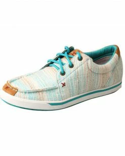 Twisted X Women's HOOey Loper Shoes - Moc Toe Blue