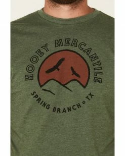 HOOey Men's Olive Spring Branch Graphic T-Shirt  -Hooey Shop 2000277861 341 P3