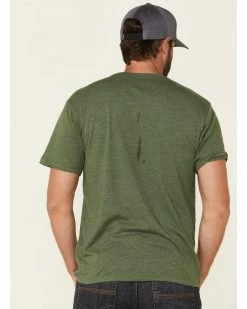 HOOey Men's Olive Spring Branch Graphic T-Shirt  -Hooey Shop 2000277861 341 P5