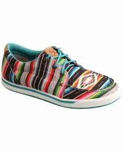 Twisted X Women's Serape HOOey Loper Shoes - Moc Toe Multi