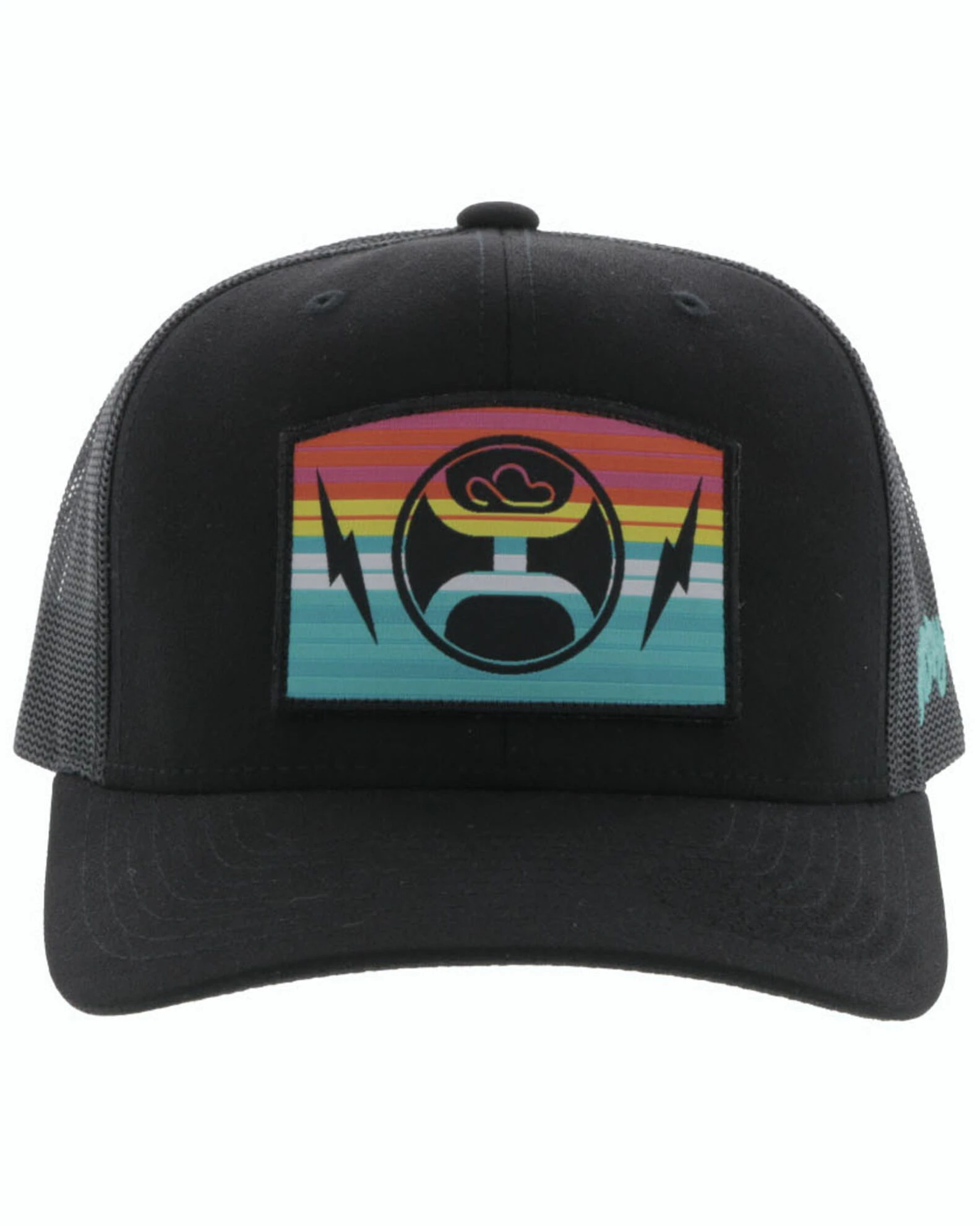 HOOey Men's Black San Lucas Embroidered Mesh Ball Cap 5 HOOey Men's Black San Lucas Embroidered Mesh Ball Cap - Image 3
