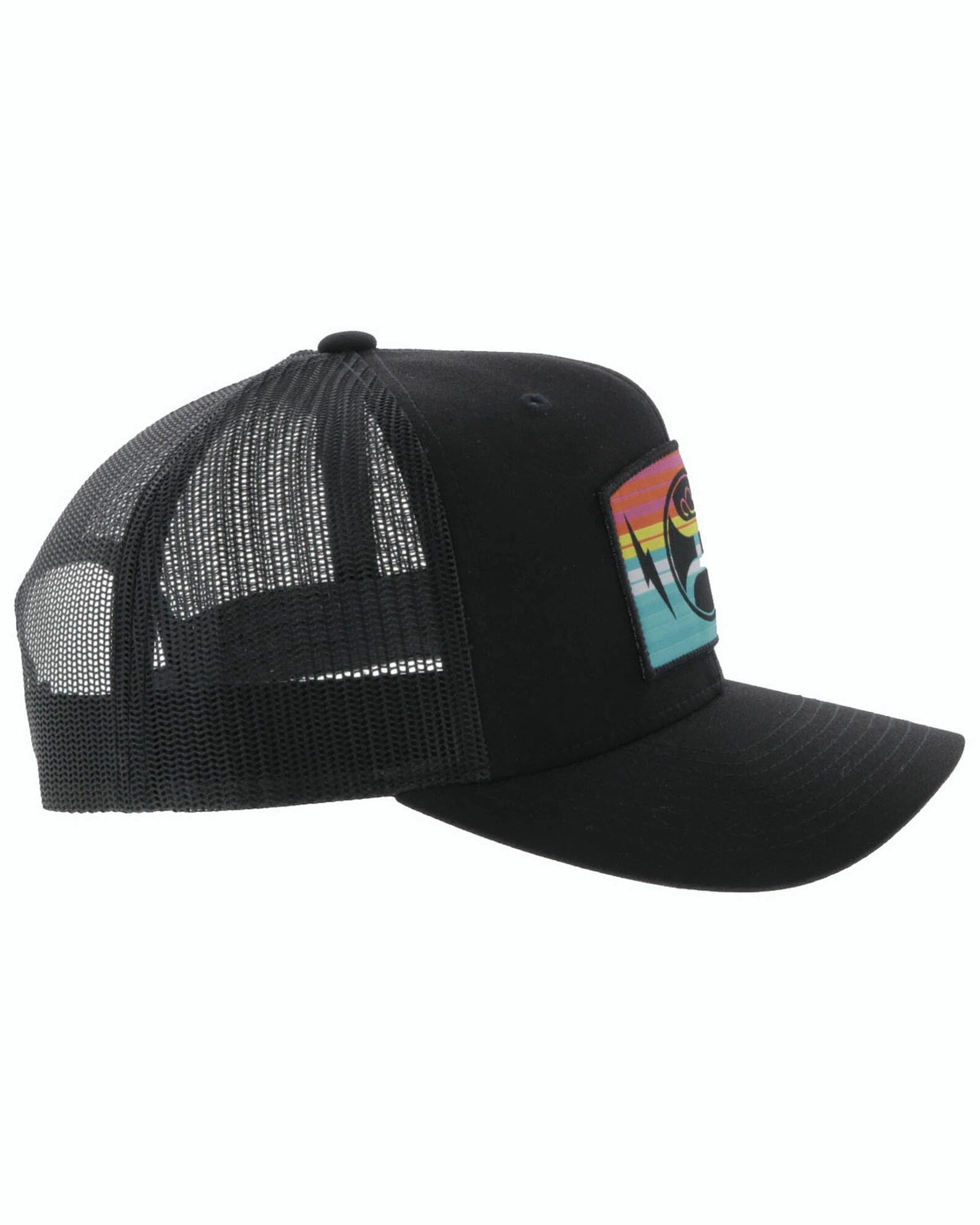HOOey Men's Black San Lucas Embroidered Mesh Ball Cap 6 HOOey Men's Black San Lucas Embroidered Mesh Ball Cap - Image 4