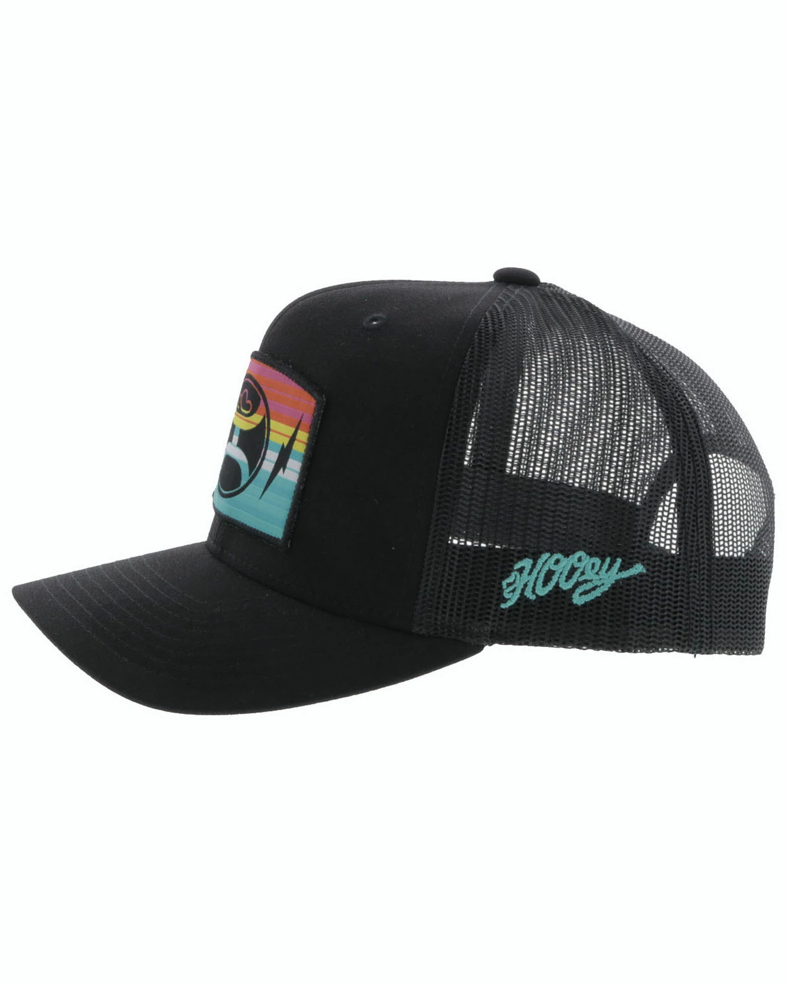 HOOey Men's Black San Lucas Embroidered Mesh Ball Cap 7 HOOey Men's Black San Lucas Embroidered Mesh Ball Cap - Image 5