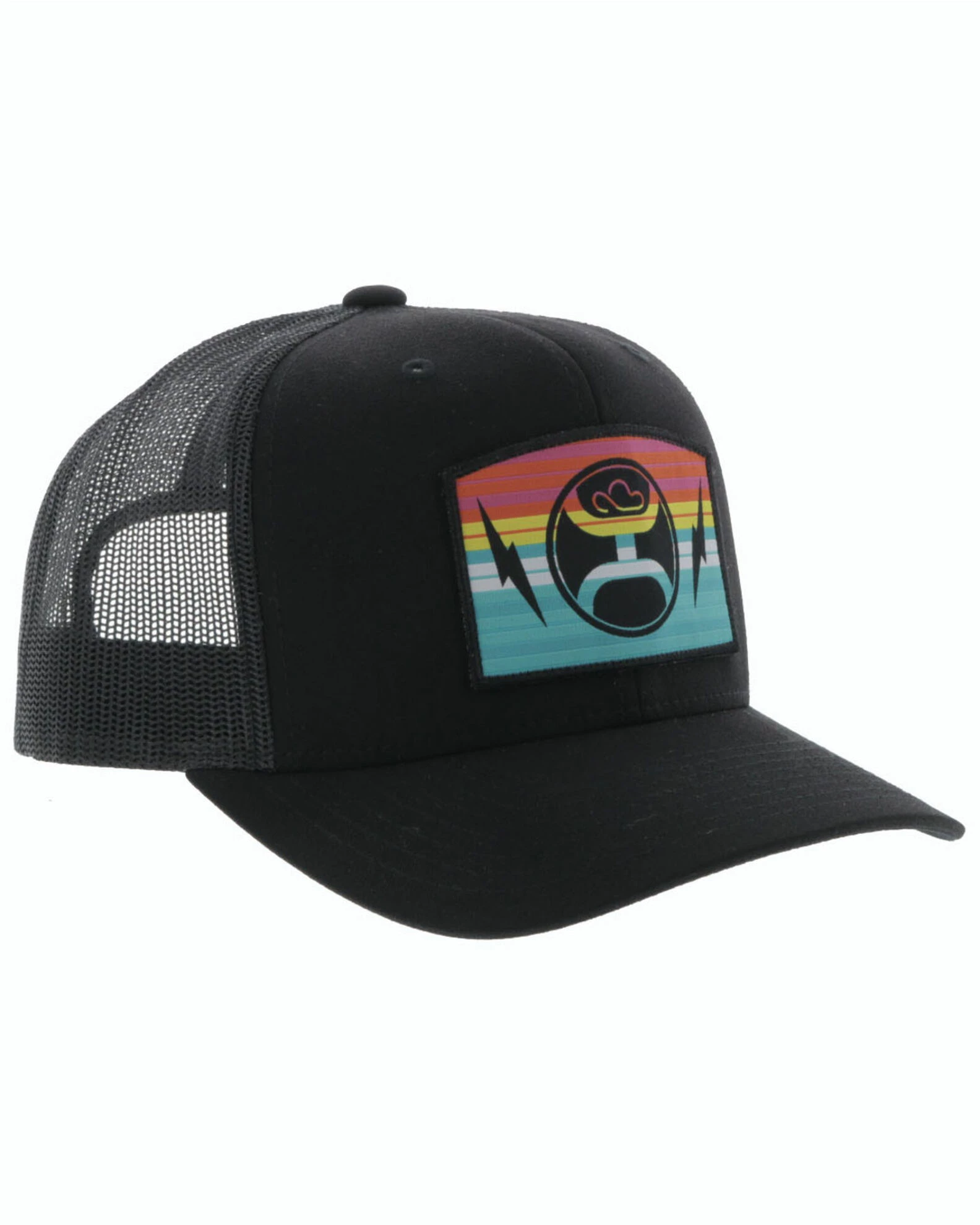 HOOey Men's Black San Lucas Embroidered Mesh Ball Cap 8 HOOey Men's Black San Lucas Embroidered Mesh Ball Cap - Image 6