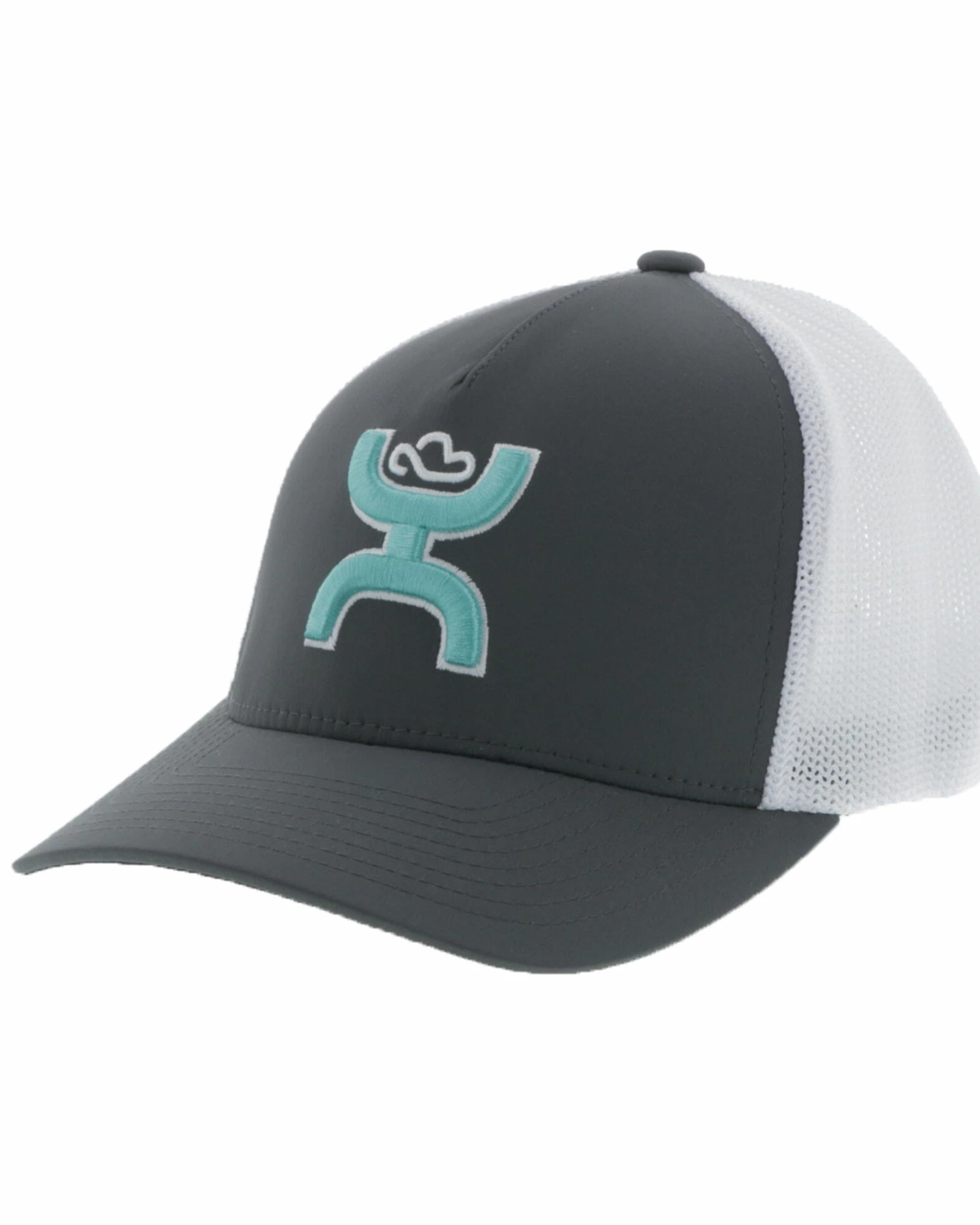 HOOey Men's Grey Coach Mesh Flex Fit Ball Cap 3 HOOey Men's Grey Coach Mesh Flex Fit Ball Cap