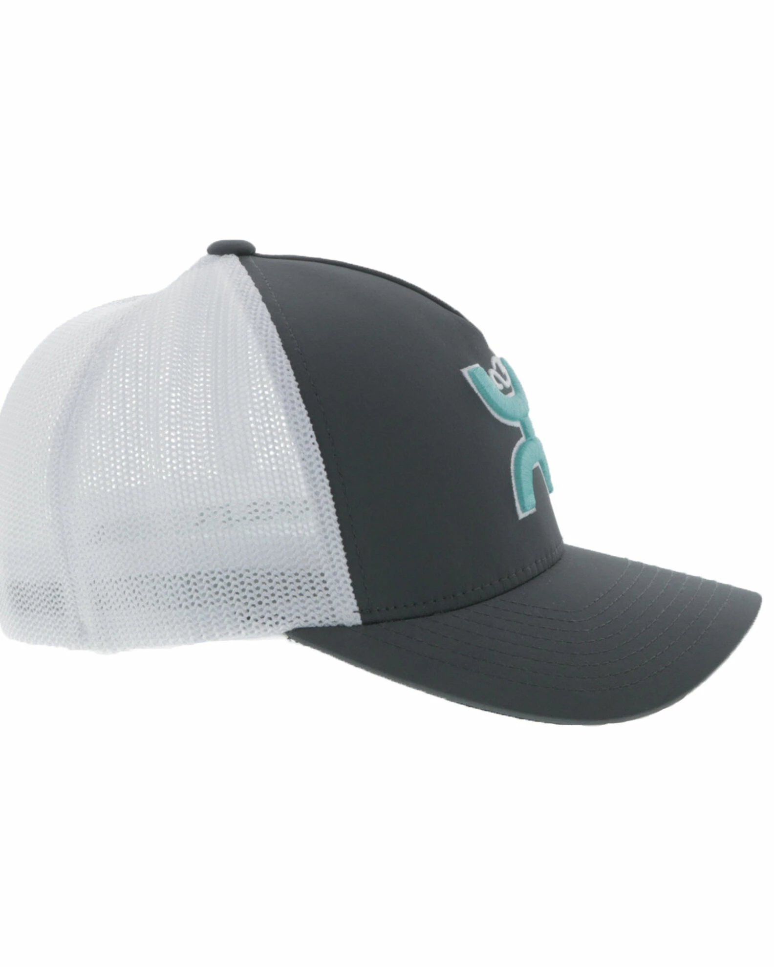 HOOey Men's Grey Coach Mesh Flex Fit Ball Cap 6 HOOey Men's Grey Coach Mesh Flex Fit Ball Cap - Image 4