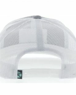 Alternative view of HOOey Men's Grey & White Doc Mesh-Back Ball Cap 
