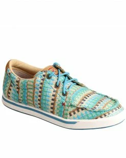 Twisted X Women's HOOey Loper Shoes - Moc Toe Blue