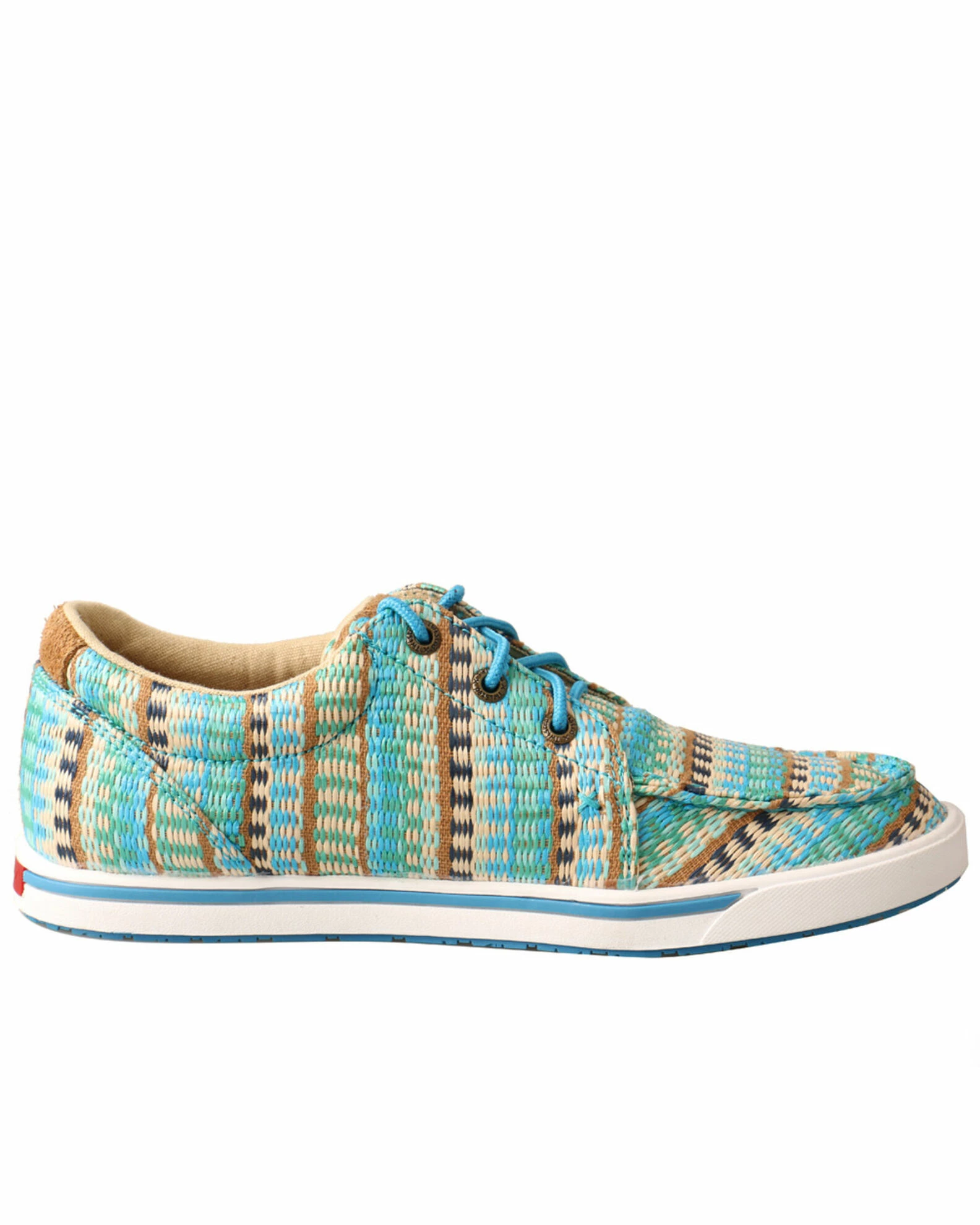 Twisted X Women's HOOey Loper Shoes - Moc Toe Blue 4 Twisted X Women's HOOey Loper Shoes - Moc Toe Blue - Image 2