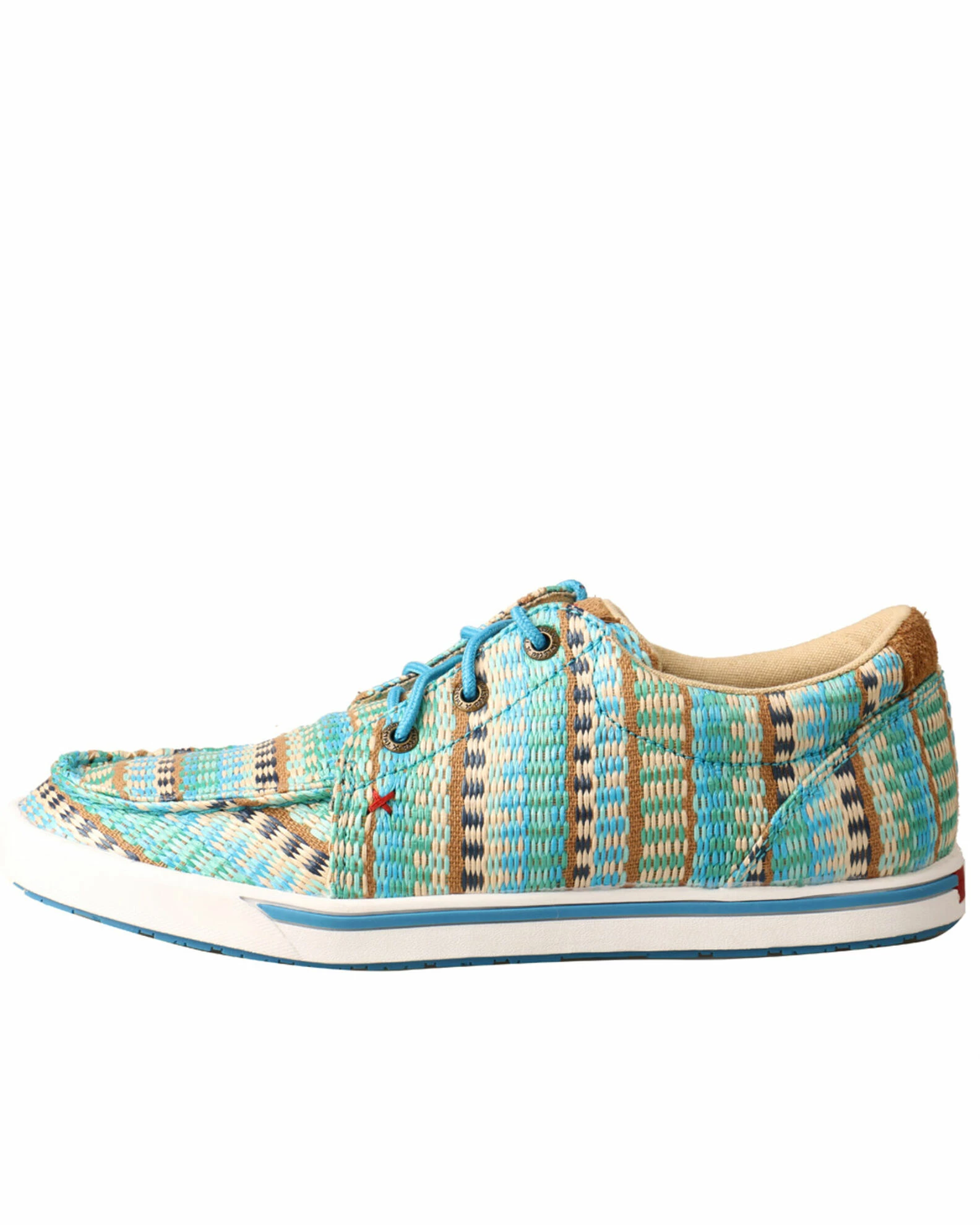Twisted X Women's HOOey Loper Shoes - Moc Toe Blue 5 Twisted X Women's HOOey Loper Shoes - Moc Toe Blue - Image 3