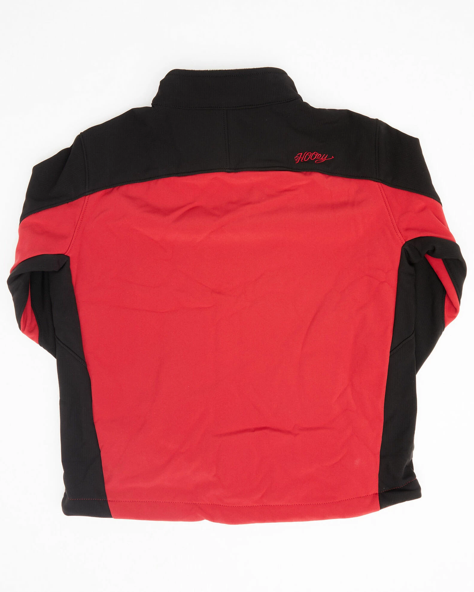 HOOey Boys' Red Colorblock Logo Zip-Front Softshell Jacket 6 HOOey Boys' Red Colorblock Logo Zip-Front Softshell Jacket - Image 4