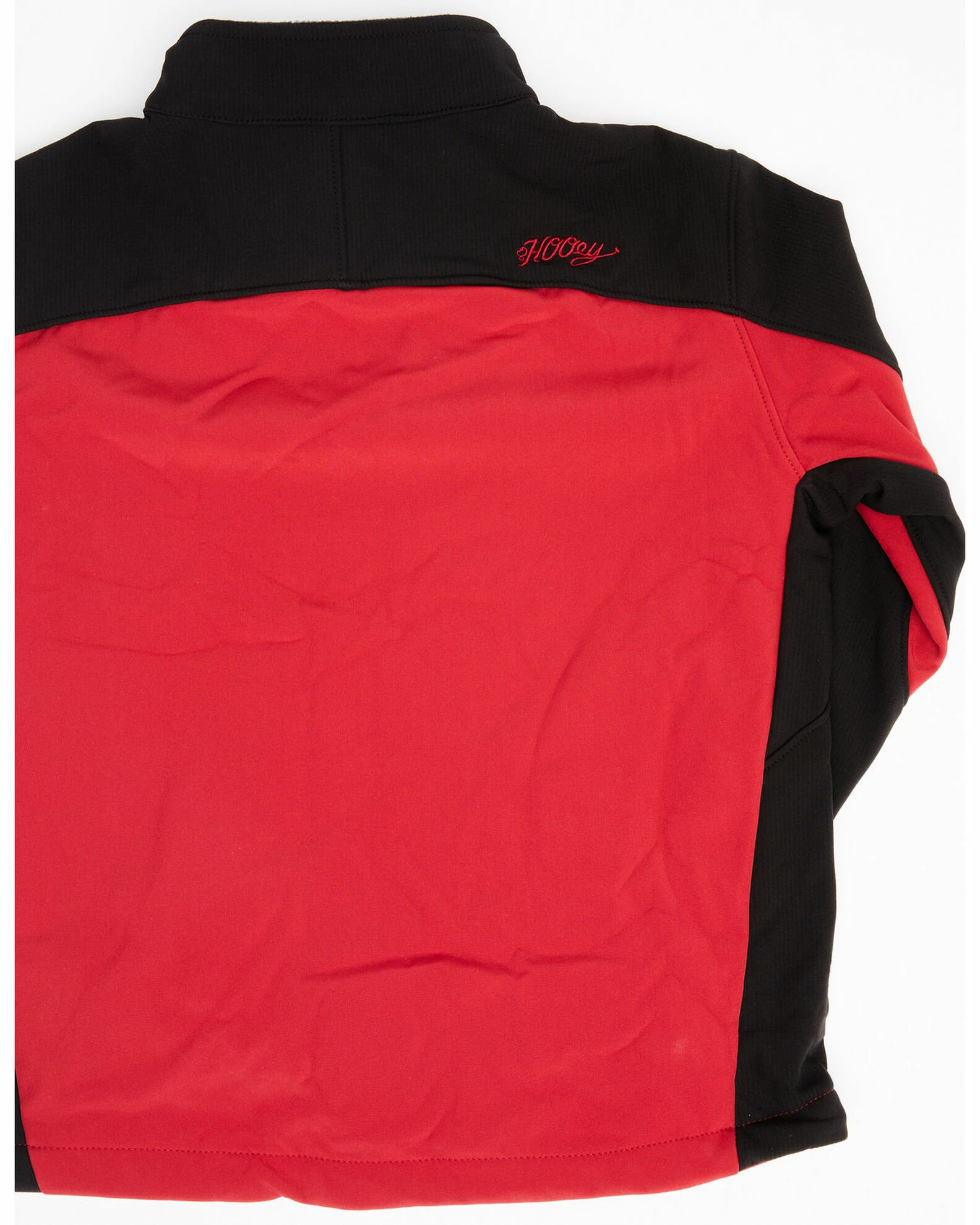 HOOey Boys' Red Colorblock Logo Zip-Front Softshell Jacket 7 HOOey Boys' Red Colorblock Logo Zip-Front Softshell Jacket - Image 5