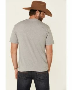 HOOey Men's Grey Lock-Up Graphic T-Shirt  -Hooey Shop 2000322752 020 P5
