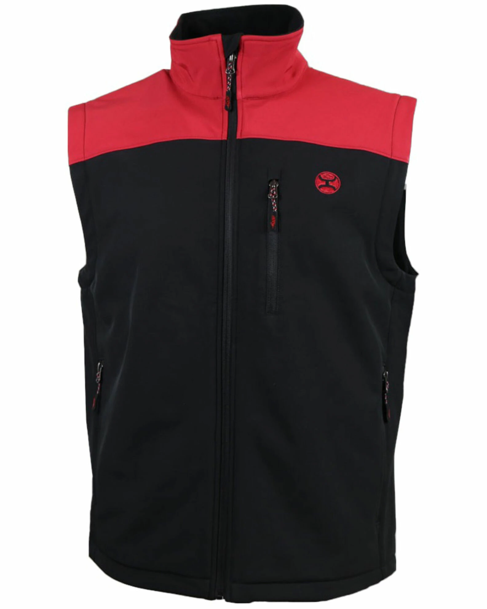 HOOey Men's Grey Colorbock Zip-Front Softshell Vest 3 HOOey Men's Grey Colorbock Zip-Front Softshell Vest