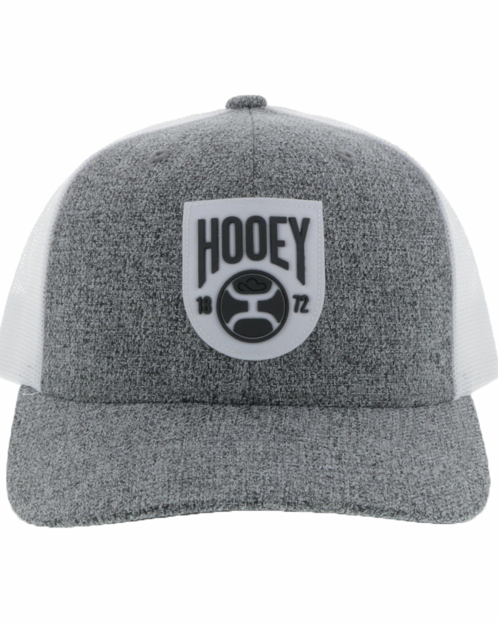 Hooey Men's Grey Bronx Shield Patch Mesh Ball Cap 5 Hooey Men's Grey Bronx Shield Patch Mesh Ball Cap - Image 3
