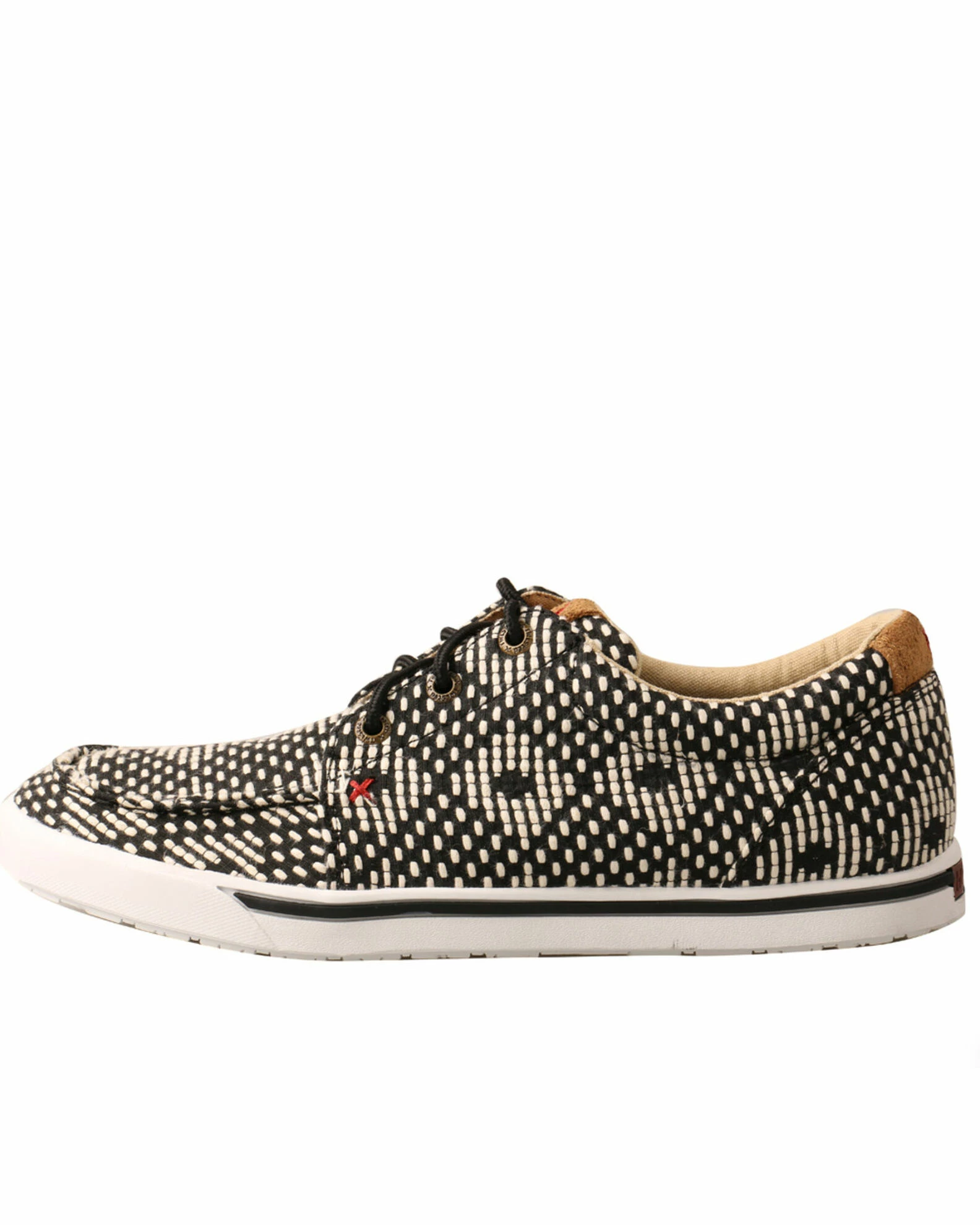 Twisted X Women's HOOey Loper Shoes - Moc Toe Black/white 5 Twisted X Women's HOOey Loper Shoes - Moc Toe Black/white - Image 3