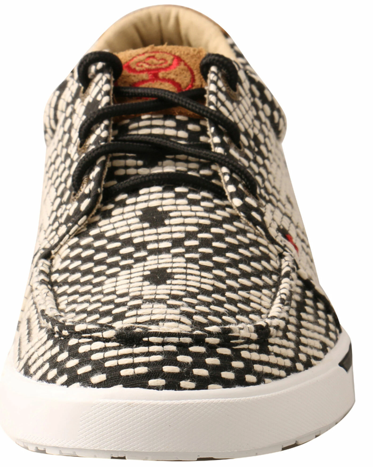 Twisted X Women's HOOey Loper Shoes - Moc Toe Black/white 7 Twisted X Women's HOOey Loper Shoes - Moc Toe Black/white - Image 5