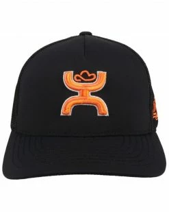 HOOey Men's OSU Logo Flex Fit Mesh Ball Cap Black -Hooey Shop 2000329944 001 P3