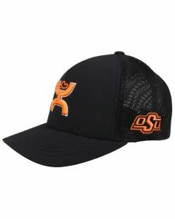 HOOey Men's OSU Logo Flex Fit Mesh Ball Cap Black -Hooey Shop 2000329944 001 P5