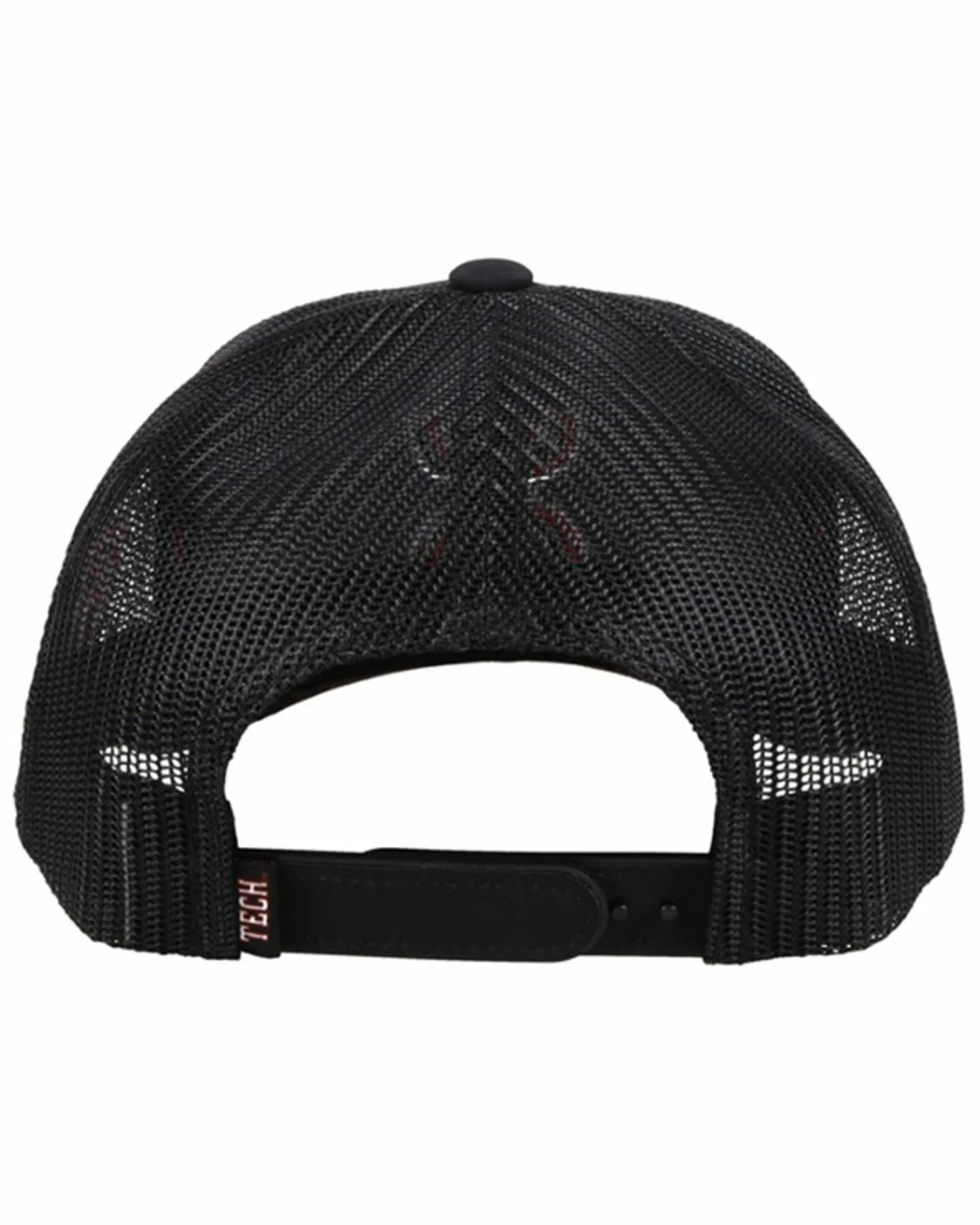 HOOey Men's Black Texas Tech University Embroidered Logo Mesh-Back Trucker Cap 4 HOOey Men's Black Texas Tech University Embroidered Logo Mesh-Back Trucker Cap - Image 2