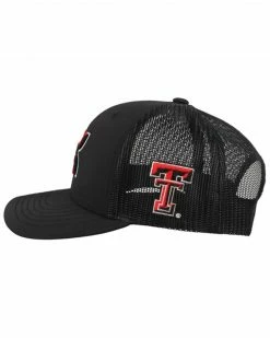 HOOey Men's Black Texas Tech University Embroidered Logo Mesh-Back Trucker Cap 12 HOOey Men's Black Texas Tech University Embroidered Logo Mesh-Back Trucker Cap -Hooey Shop 2000329964 001 P5