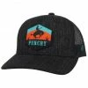 HOOey Men's Black Punchy Patch Logo Mesh Trucker Cap 1 HOOey Men's Black Punchy Patch Logo Mesh Trucker Cap -Hooey Shop 2000330219 001 P1
