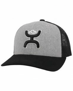 Hooey Men's Sterling Logo Embroidered Mesh Back Trucker Cap Black -Hooey Shop 2000334866 020 P1 1