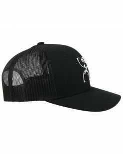 HOOey Men's Black Texican Logo Mesh Ball Cap  -Hooey Shop 2000334872 001 P5