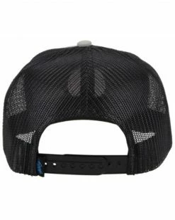 Alternative view of HOOey Men's Rose Grey Hog Patch Mesh Ball Cap 