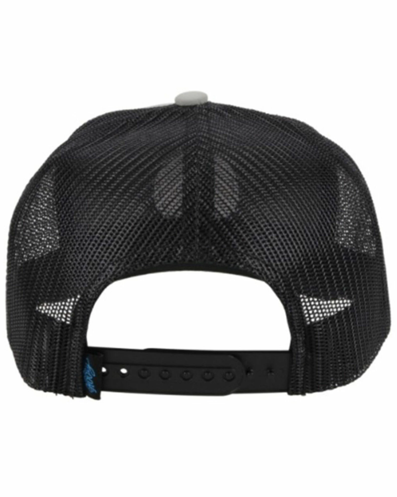 HOOey Men's Rose Grey Hog Patch Mesh Ball Cap 4 HOOey Men's Rose Grey Hog Patch Mesh Ball Cap - Image 2