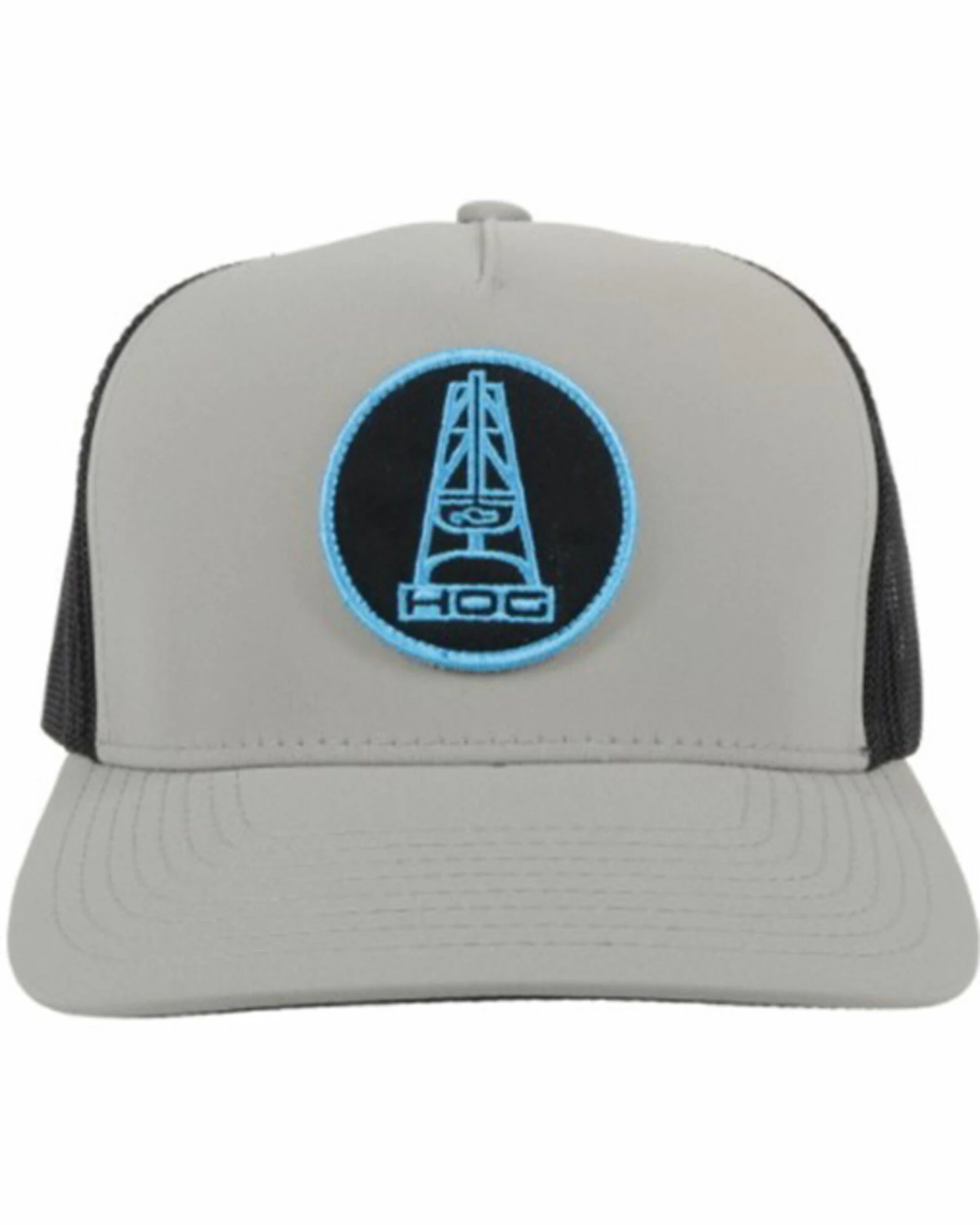 HOOey Men's Rose Grey Hog Patch Mesh Ball Cap 5 HOOey Men's Rose Grey Hog Patch Mesh Ball Cap - Image 3