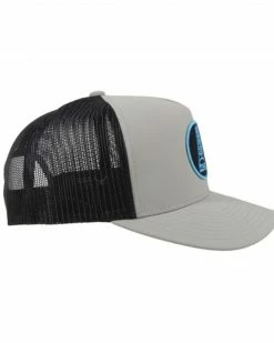 HOOey Men's Rose Grey Hog Patch Mesh Ball Cap 12 HOOey Men's Rose Grey Hog Patch Mesh Ball Cap -Hooey Shop 2000334880 020 P5