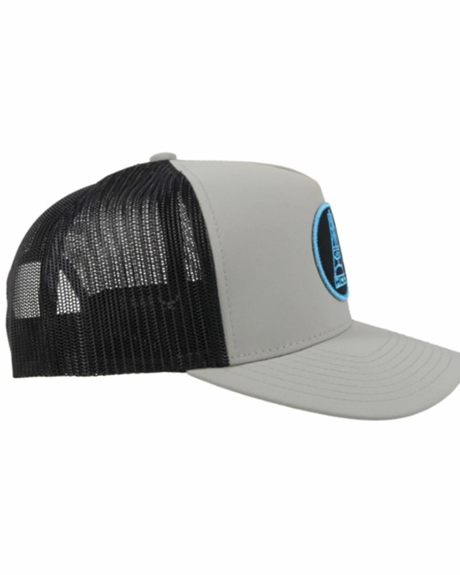 HOOey Men's Rose Grey Hog Patch Mesh Ball Cap 7 HOOey Men's Rose Grey Hog Patch Mesh Ball Cap - Image 5