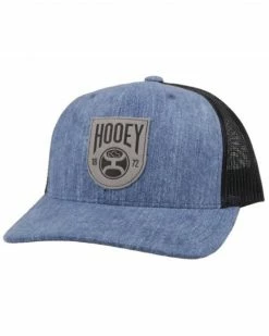 HOOey Men's Tan Bronx Logo Patch Mesh Ball Cap 