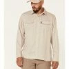 HOOey Men's Solid Tan Habitat Sol Long Sleeve Snap Western Shirt  -Hooey Shop 2000337210 280 P1