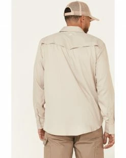 HOOey Men's Solid Tan Habitat Sol Long Sleeve Snap Western Shirt 10 HOOey Men's Solid Tan Habitat Sol Long Sleeve Snap Western Shirt -Hooey Shop 2000337210 280 P4