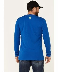 HOOey Men's Habitat Bamboo Graphite Long Sleeve T-Shirt  -Hooey Shop 2000337222 400 P4