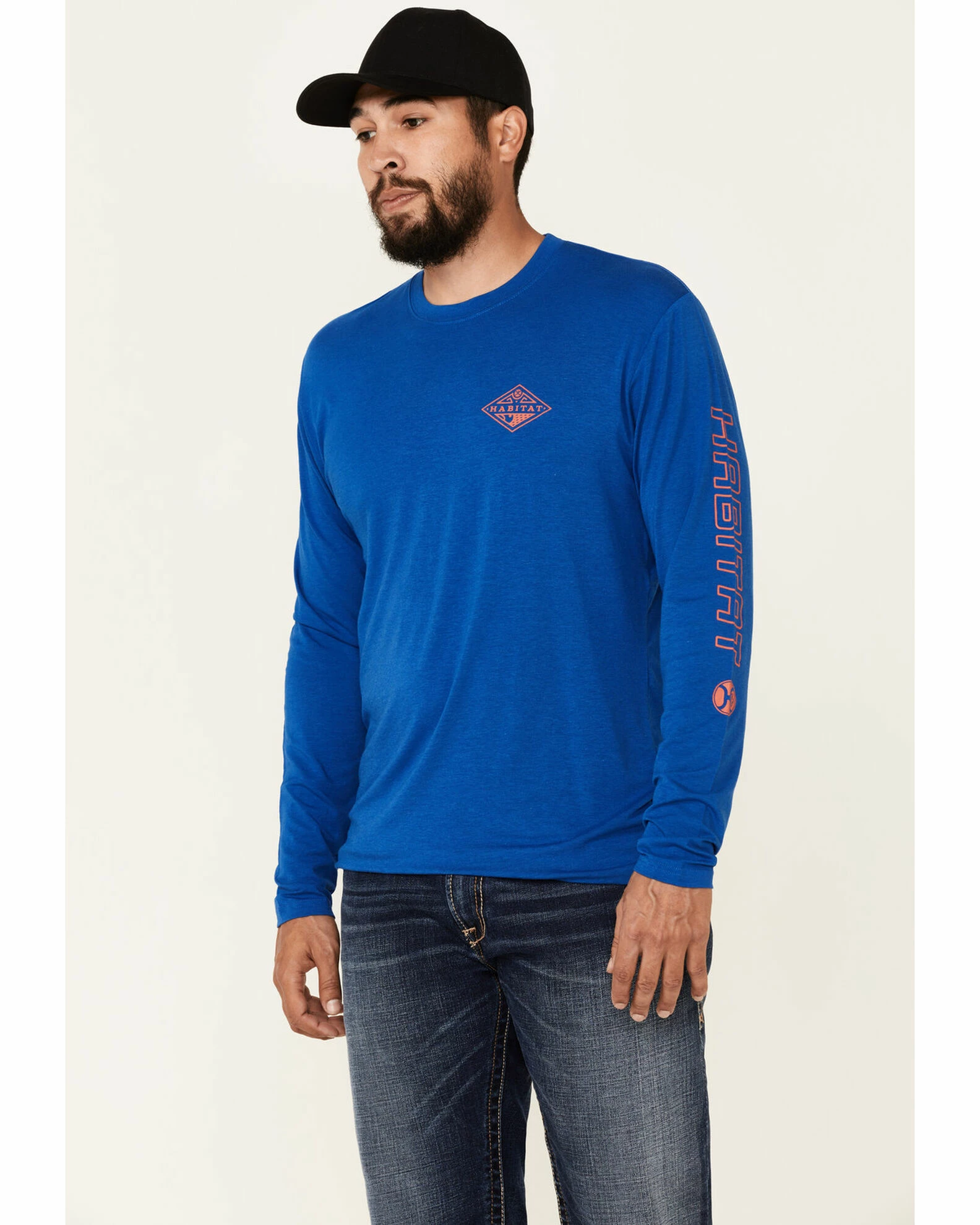 HOOey Men's Habitat Bamboo Logo Long Sleeve T-Shirt 3 HOOey Men's Habitat Bamboo Logo Long Sleeve T-Shirt