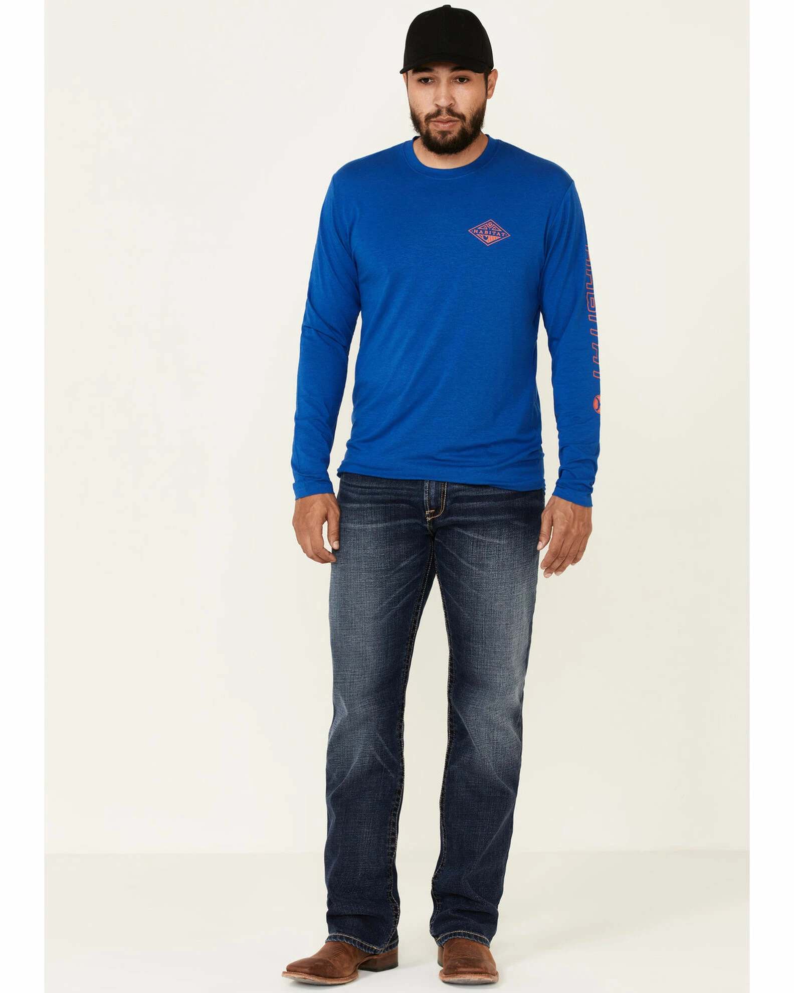 HOOey Men's Habitat Bamboo Logo Long Sleeve T-Shirt 4 HOOey Men's Habitat Bamboo Logo Long Sleeve T-Shirt - Image 2