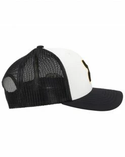 HOOey Men's White & Black University Of Missouri Mesh-Back Trucker Cap 12 HOOey Men's White & Black University Of Missouri Mesh-Back Trucker Cap -Hooey Shop 2000338544 100 P5