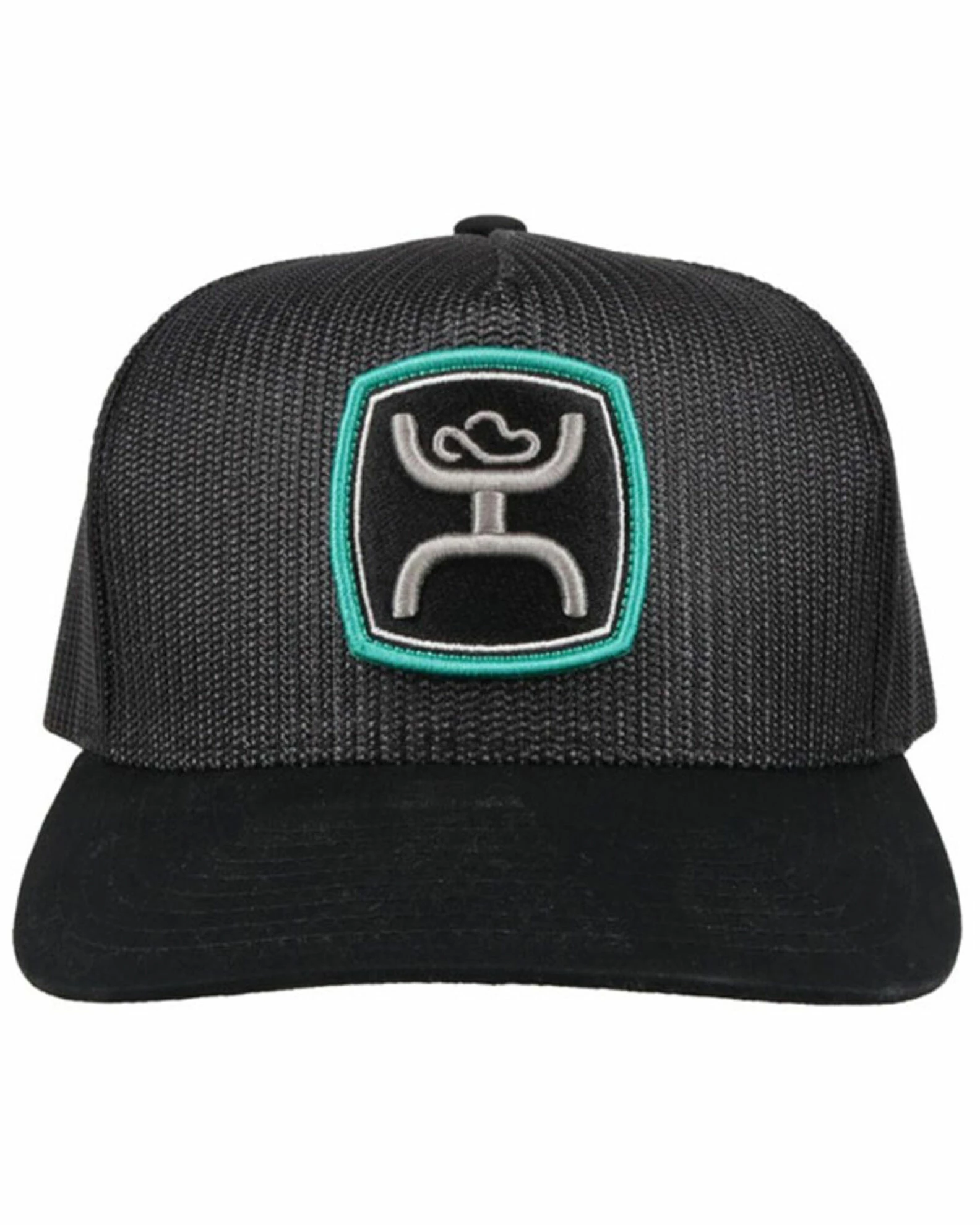 HOOey Men's Zenith Black Logo Patch Mesh Ball Cap 5 HOOey Men's Zenith Black Logo Patch Mesh Ball Cap - Image 3