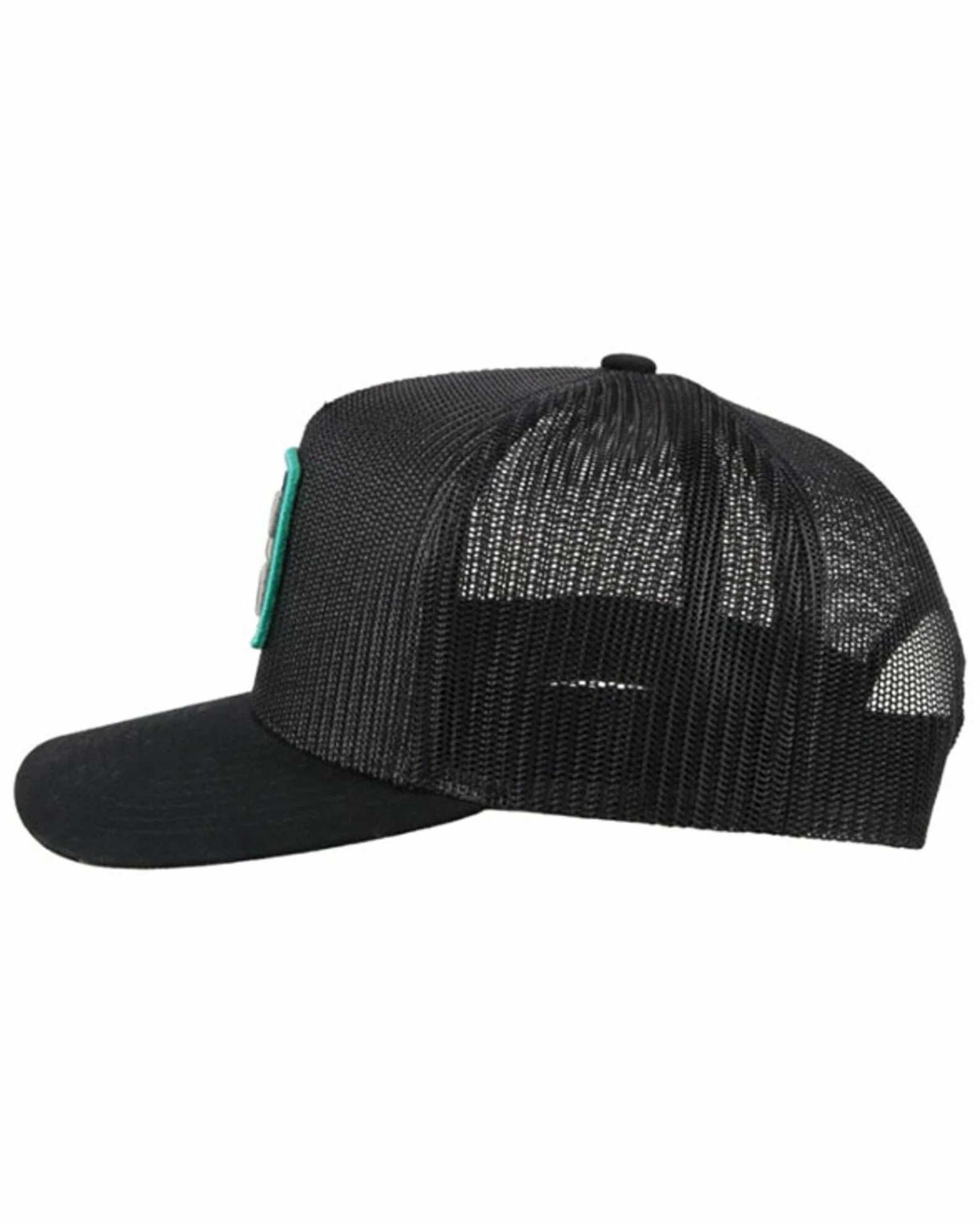 HOOey Men's Zenith Black Logo Patch Mesh Ball Cap 6 HOOey Men's Zenith Black Logo Patch Mesh Ball Cap - Image 4
