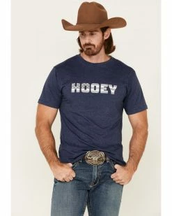 HOOey Men's Navy Patriot Logo Short Sleeve T-Shirt 