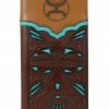 HOOey Men's Rodeo Sign Tooled Wallet Dark Brown -Hooey Shop 2000339558 201 P1