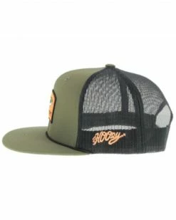 HOOey Men's Olive & Black Habitat Patch Mesh-Back Ball Cap  -Hooey Shop 2000339691 341 P3