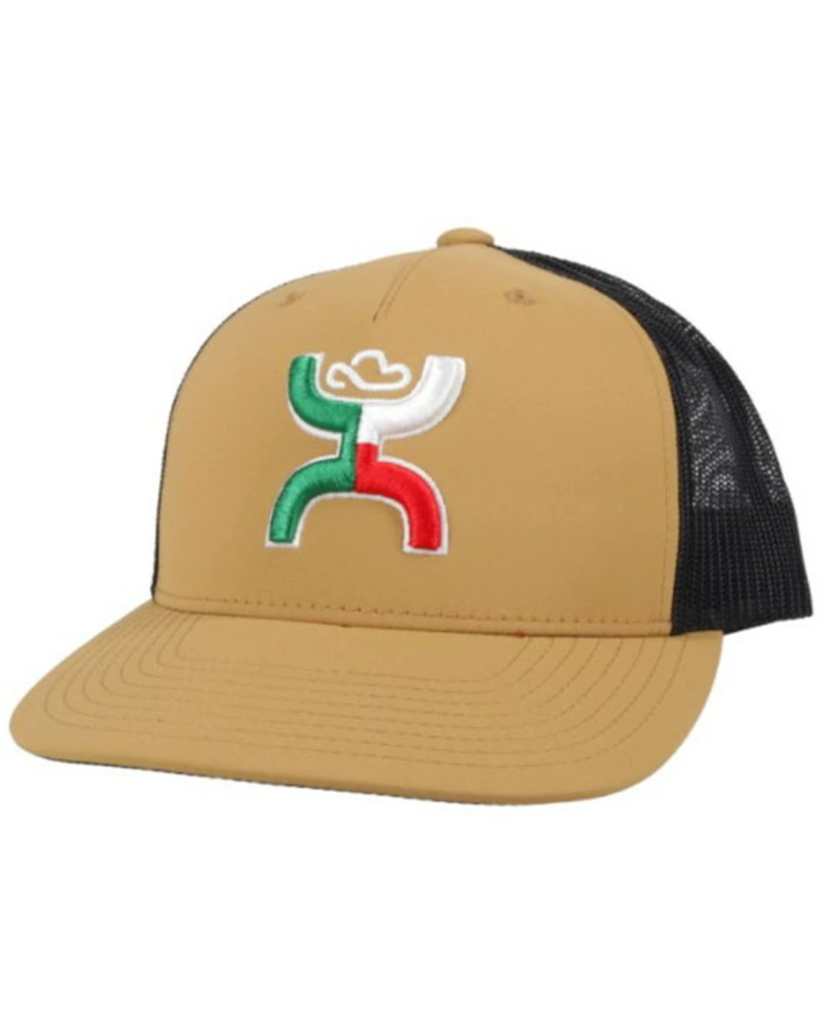 HOOey Men's Tan & Black Boquillas Embroidered Logo Mesh-Back Ball Cap 4 HOOey Men's Tan & Black Boquillas Embroidered Logo Mesh-Back Ball Cap - Image 2