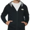 HOOey Men's Black Diamond Back Logo Full Zip Hooded Jacket -Hooey Shop 2000342380 001 P1